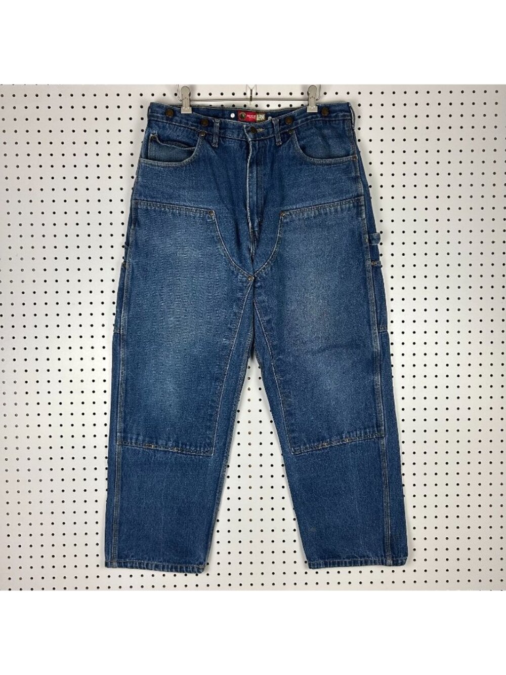 Berne Denim Blue Jeans 36x30 Work Wear Double Knee Thick Skater Y2K Construction